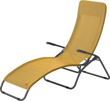 FIAM® Liegestuhl Samba Curry Gelb Stahl 145TX